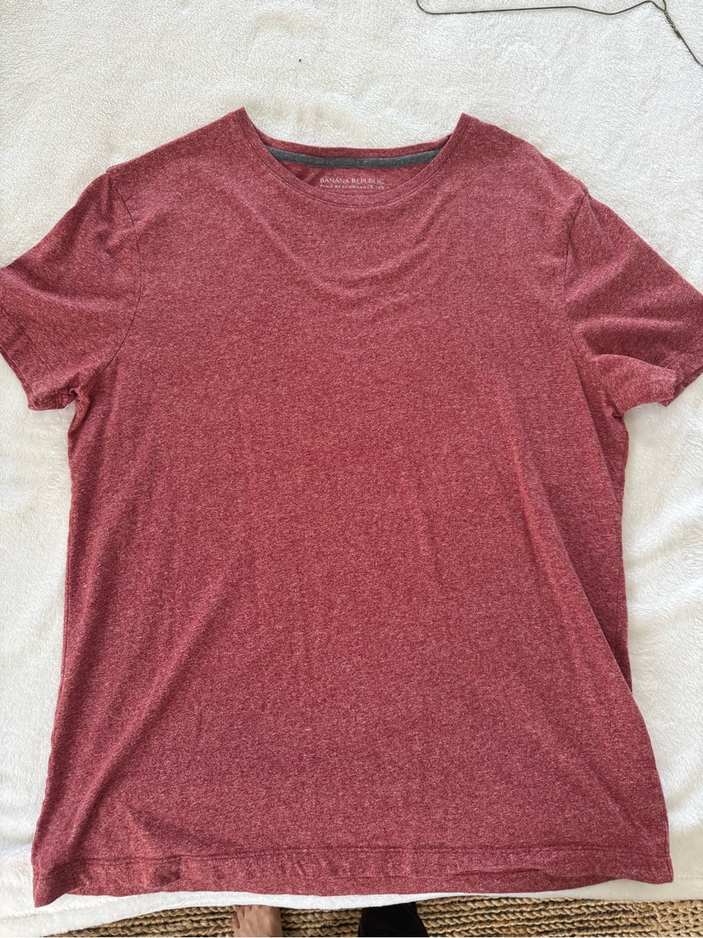 Men’s Large Pima t shirt in red